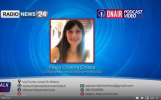 Intervista Integrale a Paola Cristina Chiesa di Milano Psicomotricità del 7 giugno 2020 su radionews24